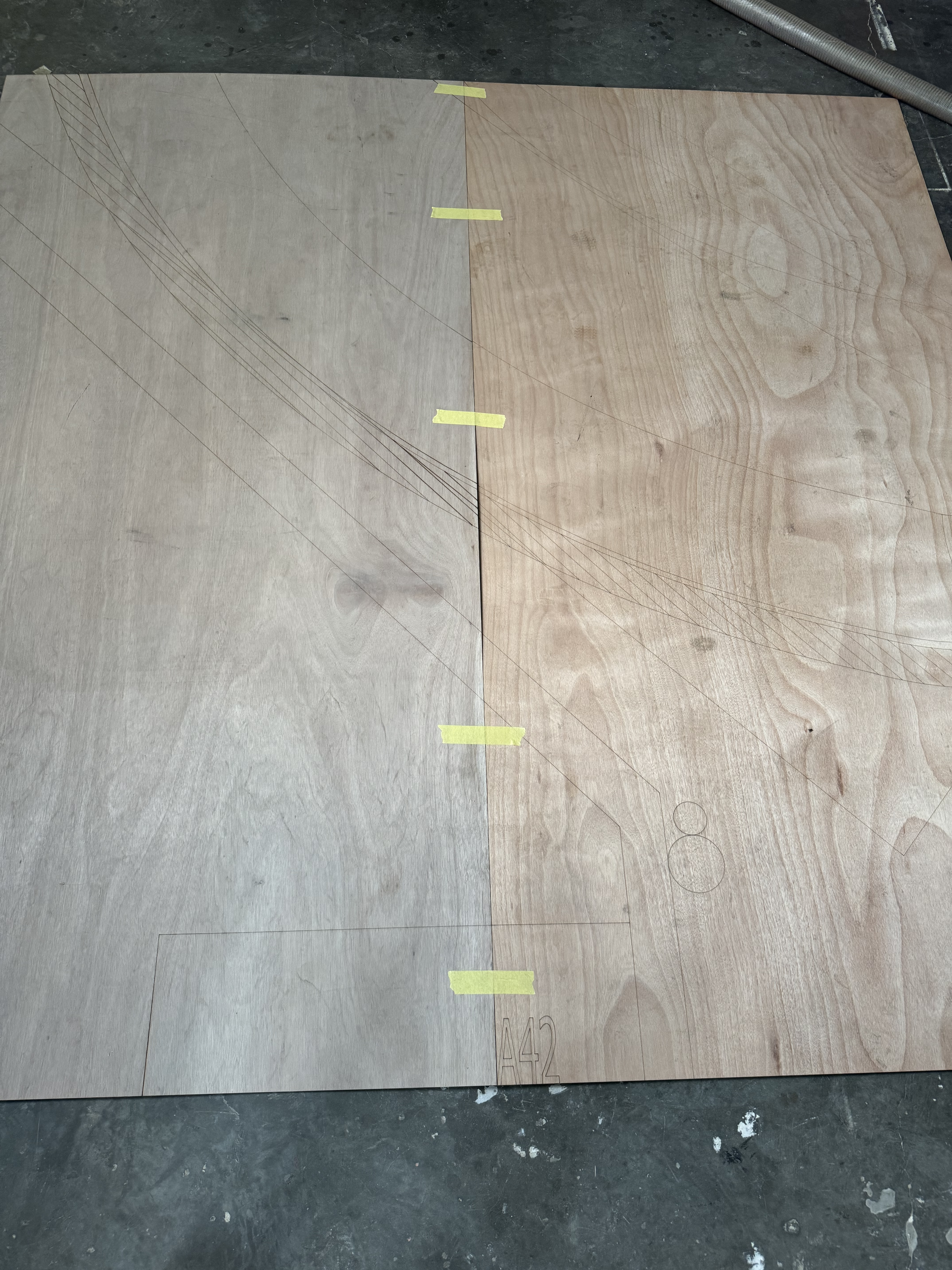 Flower Engraving = MDF Board